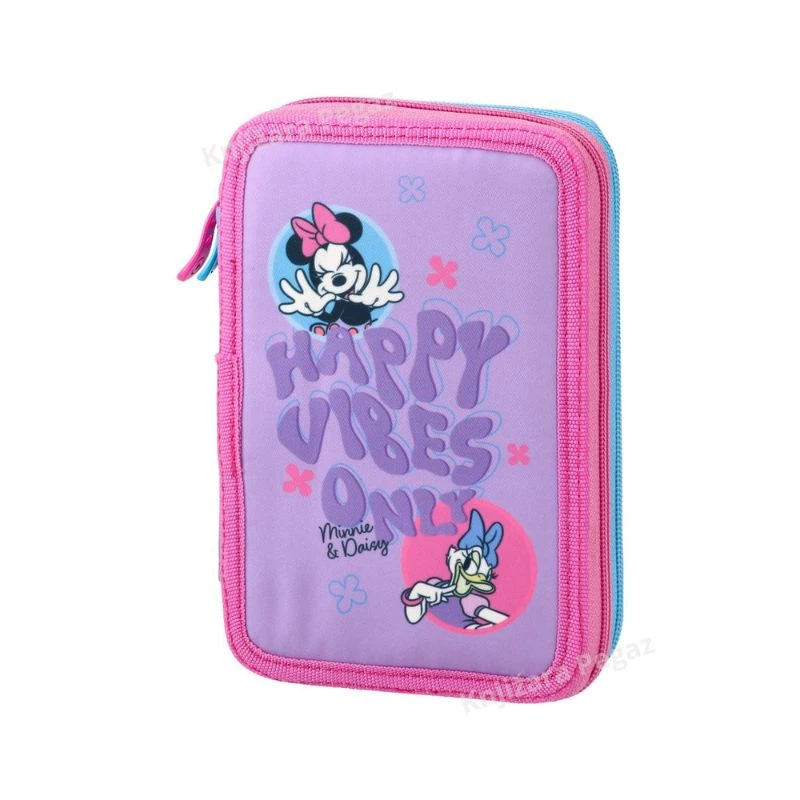 Best Buy Minnie Mouse puna školska pernica sa priborom, 2 zipa, Double Decker pernica za devojčice 318439