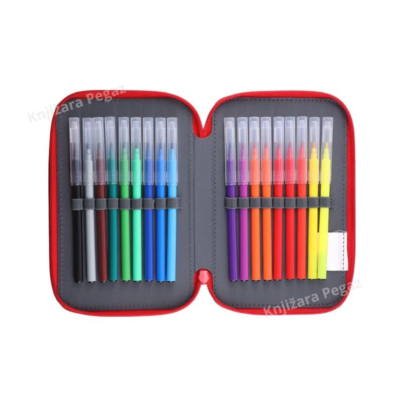 Best Buy Stitch puna školska pernica 3 zipa, Triple Decker sa priborom za devojčice You & Me 325470