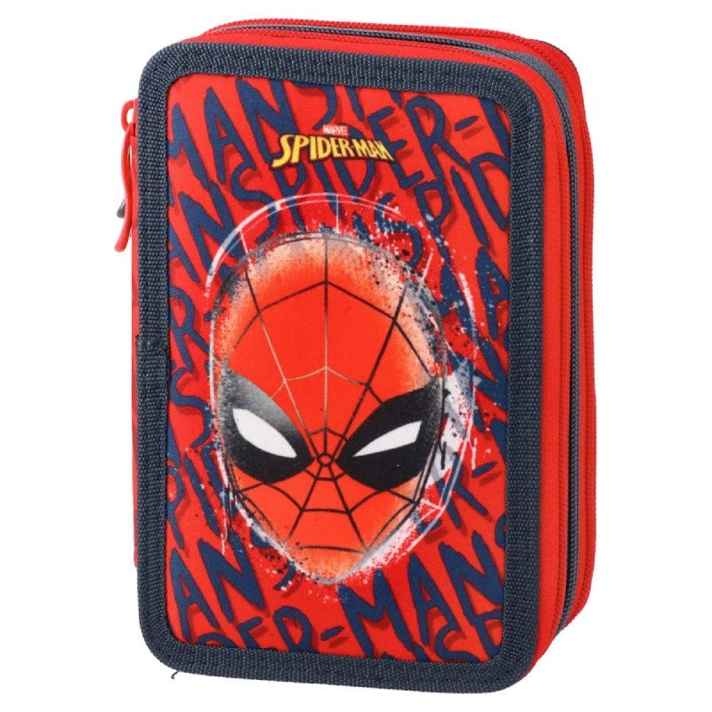 Triple Decker pernica puna 3 zipa Spider-Man Urban Best Buy 326465 – školska pernica sa kompletnim priborom za decu