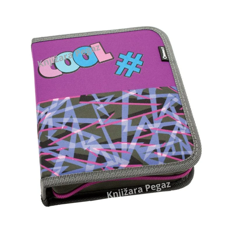 Puna školska pernica Connect Cool Girl 51159 – 1 zip, 2 preklopa, 35 delova