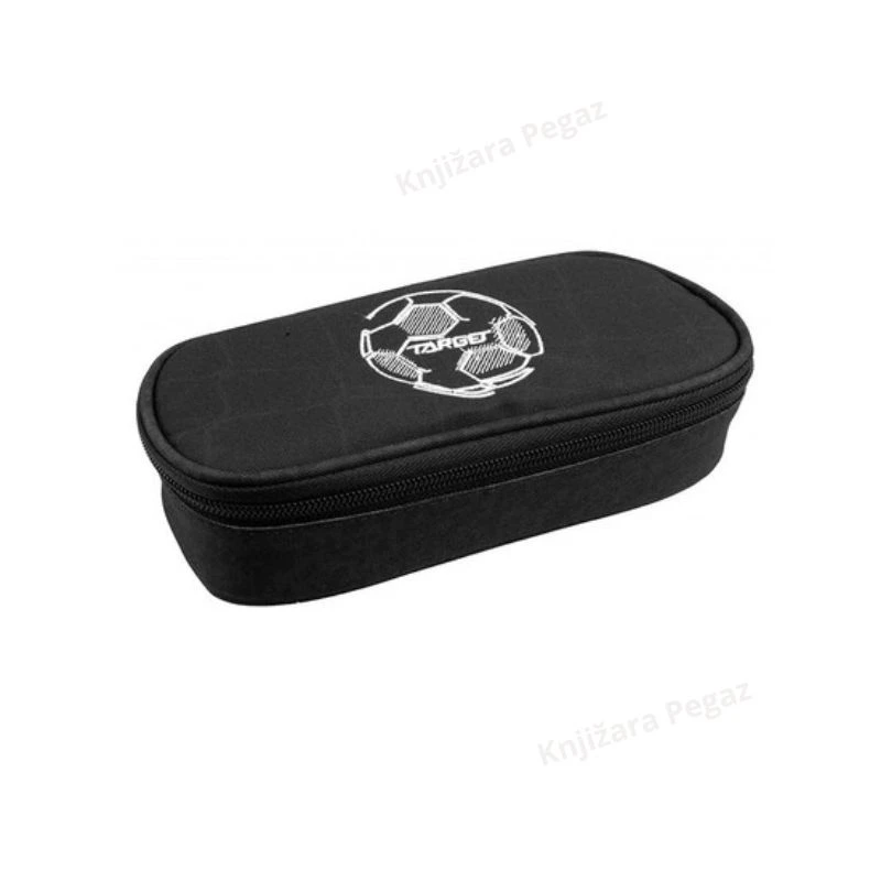 Target Compact Football tvrda ovalna pernica za školu fudbalska pernica za dečake  21x10x6 cm 28066