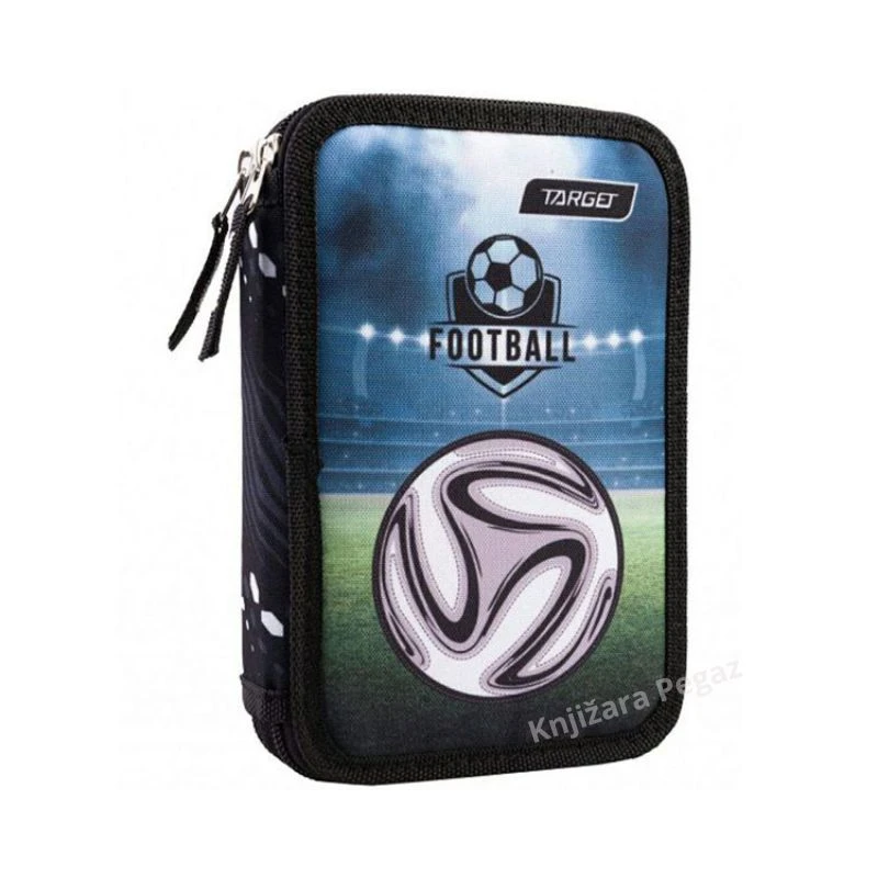 Target Multy Football Action 28102 puna pernica za školu sa dva zipa i komplet školskog pribora