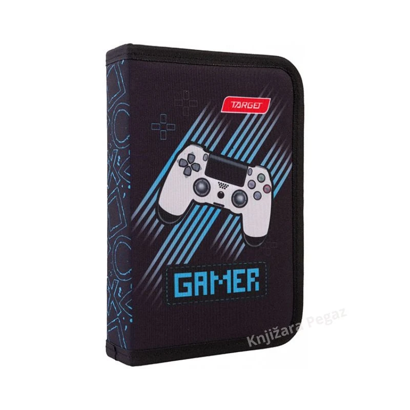 Target Gamer Boy 28991 puna pernica za školu sa priborom, jednim zipom i gaming dizajnom za dečake