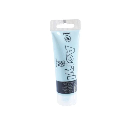PRIMO akrilna boja 75 ml – aquamarine 512 (akvamarin plava) | Profesionalna akrilna boja za slikanje, hobi, dekoraciju, DIY projekte, visoka pokrivnost, mat završnica