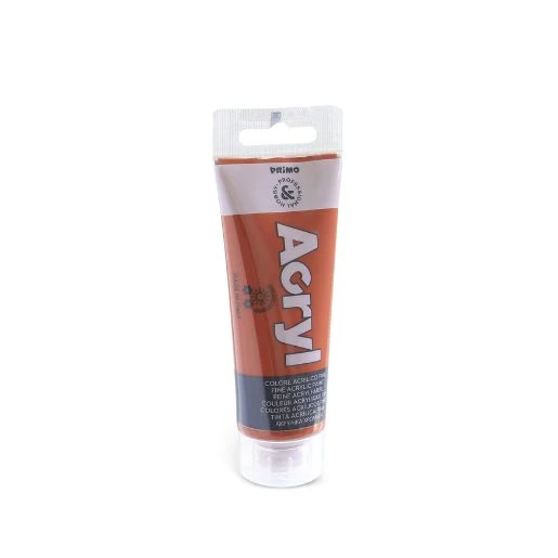 PRIMO akrilna boja CMP 75 ml – burnt siena 730 (braon) | Profesionalna akrilna boja za slikanje, dekupaž, dekoraciju i hobi projekte | Visoka pokrivnost, brzo sušenje i intenzivan pigment
