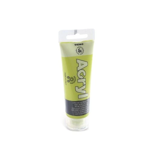 PRIMO akrilna boja 75 ml – light green 600 (svetlo zelena) | Profesionalna svetlo zelena akrilna boja za slikanje, dekupaž, hobi projekte i kreativne tehnike | Visoka pokrivnost i intenzivan pigment