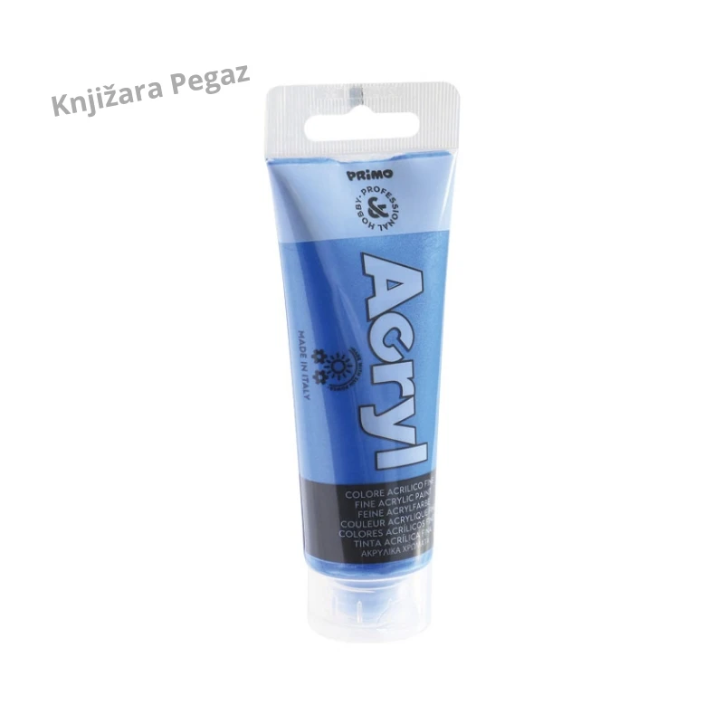 PRIMO H&P akrilna boja za slikanje i dekupaž, metalik plava Night Blue 75 ml – CMP 420TAM75521
