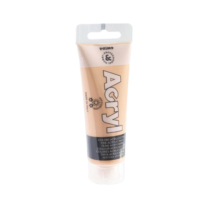 PRIMO akrilna boja CMP rose gold (zlatno roze metalik) 75 ml – profesionalna fina akrilna boja na vodenoj bazi sa luksuznim metalik efektom za slikanje, dekupaž, hobi i dekorativne tehnike