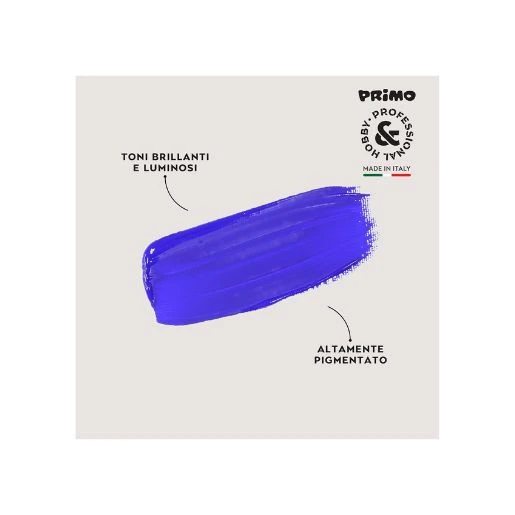 PRIMO akrilna boja 75 ml – ultramarine 500 (ultramarin plava) | Intenzivna akrilna boja za slikanje, hobi i umetničke projekte, visoka pokrivnost i brzo sušenje