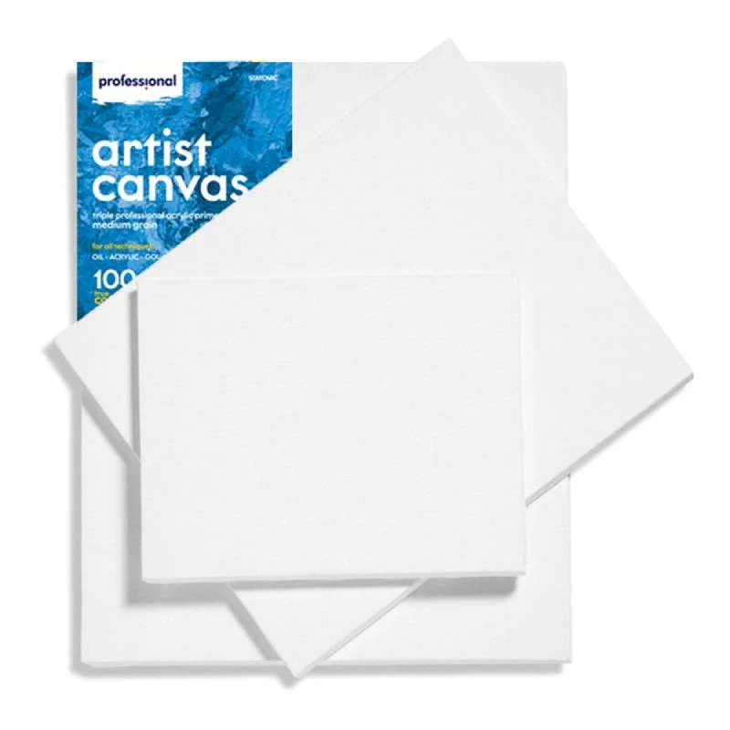 Professional canvas blind ram 40 x 40 cm – pamučno slikarsko platno 400g, trostruko grundirano, sa bukovim klinovima