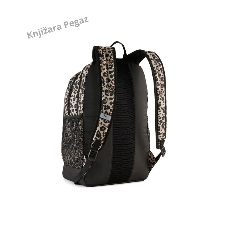 Puma Academy AOP 091150-12 ranac za školu i laptop – leopard print crni