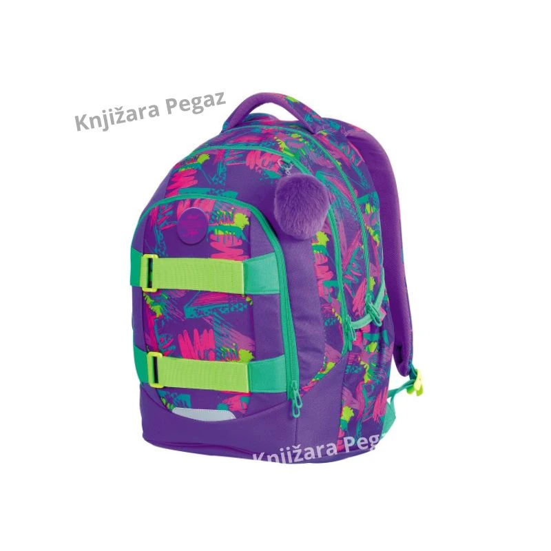 Urban Premium anatomski ranac SC2534 ljubičasto-zeleni 28L za školu i laptop