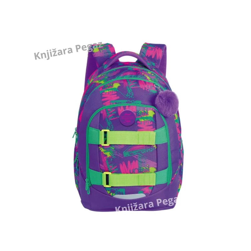 Urban Premium anatomski ranac SC2534 ljubičasto-zeleni 28L za školu i laptop