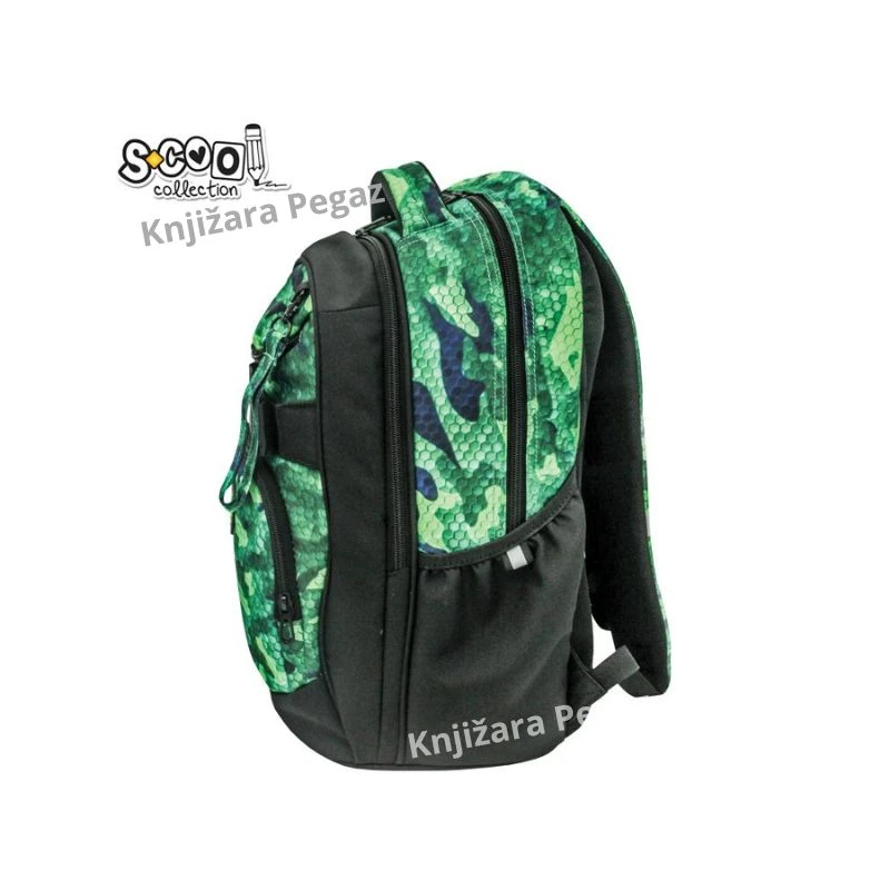 Urban Premium anatomski ranac SC3183 zeleni maskirni 28L sa pregradom za laptop