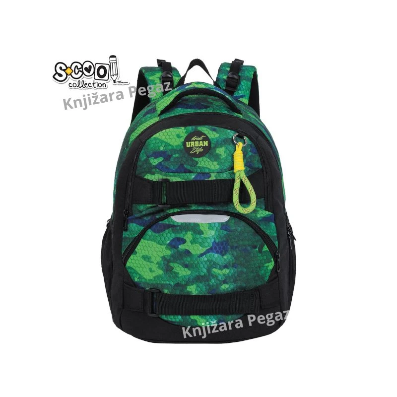 Urban Premium anatomski ranac SC3183 zeleni maskirni 28L sa pregradom za laptop