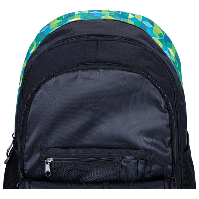 Ranac đački anatomski AB340 Game 24. Astrabag 502023063 crno-zeleni