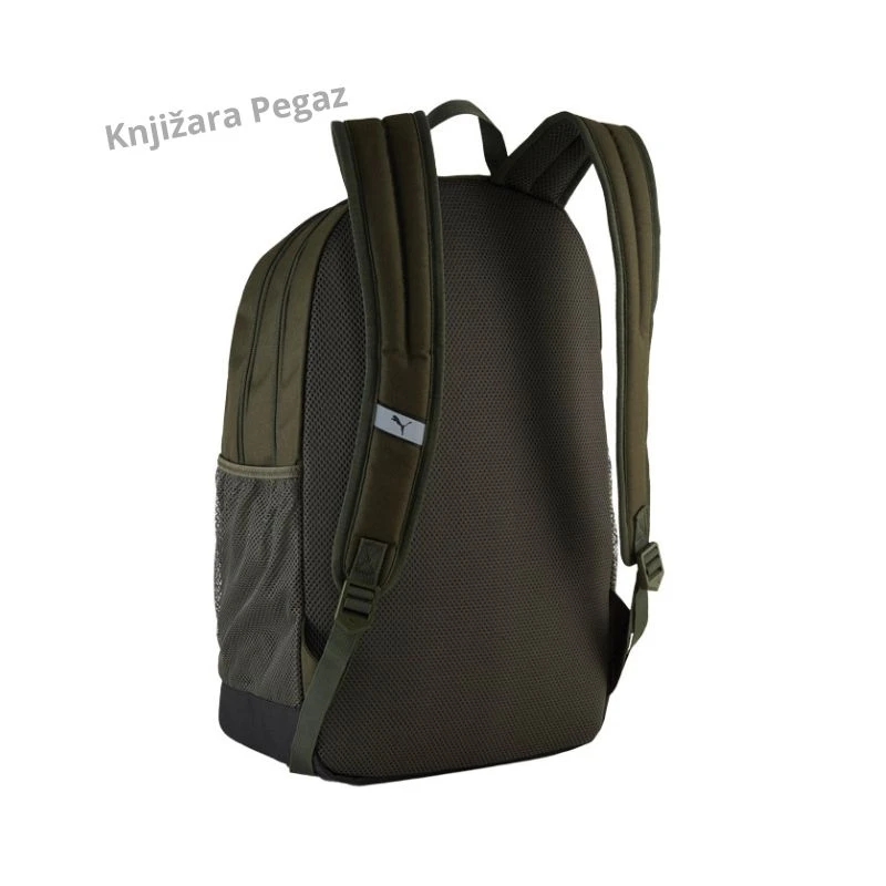 PUMA Buzz ranac maslinasto zeleni 091153-09, 2 pregrade školski ranac za školu, fakultet i trening