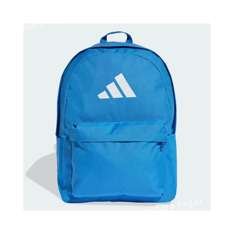 Adidas Classic Bars plavi sportski ranac, unisex ranac za školu, trening i putovanja KE5642