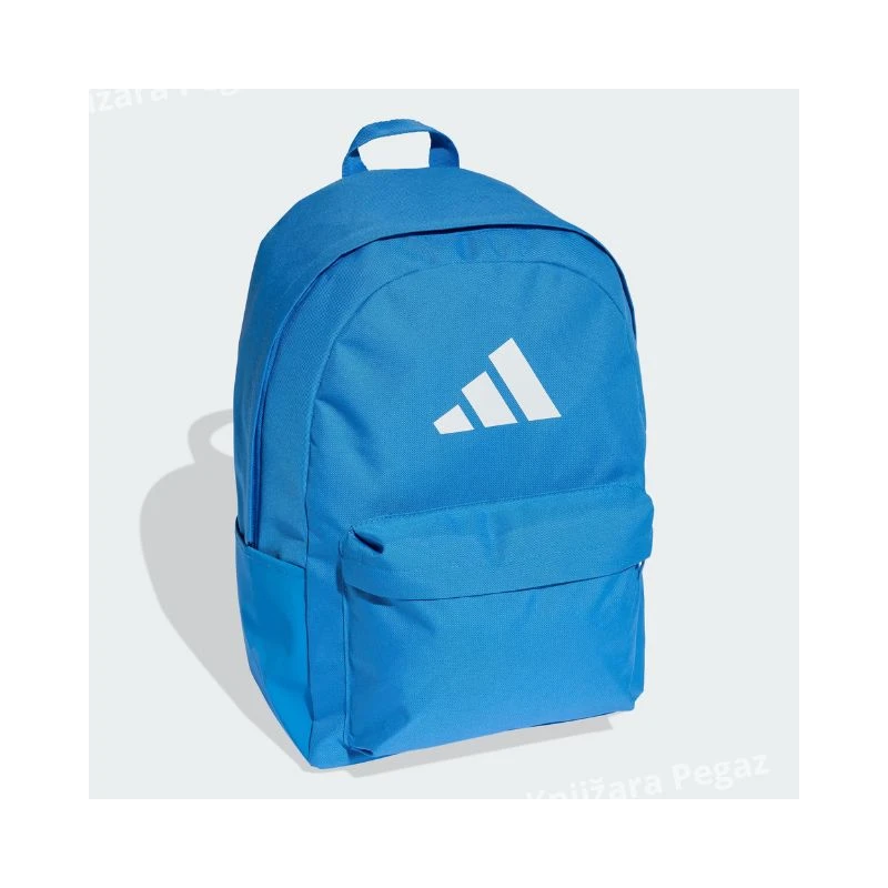 Adidas Classic Bars plavi sportski ranac, unisex ranac za školu, trening i putovanja KE5642
