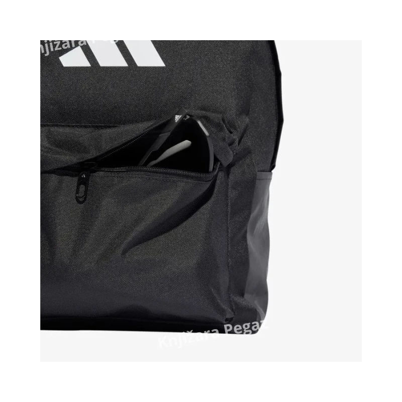 Adidas Classic 3 Bar BP crni sportski ranac, unisex ranac za trening školu i putovanja JI6953
