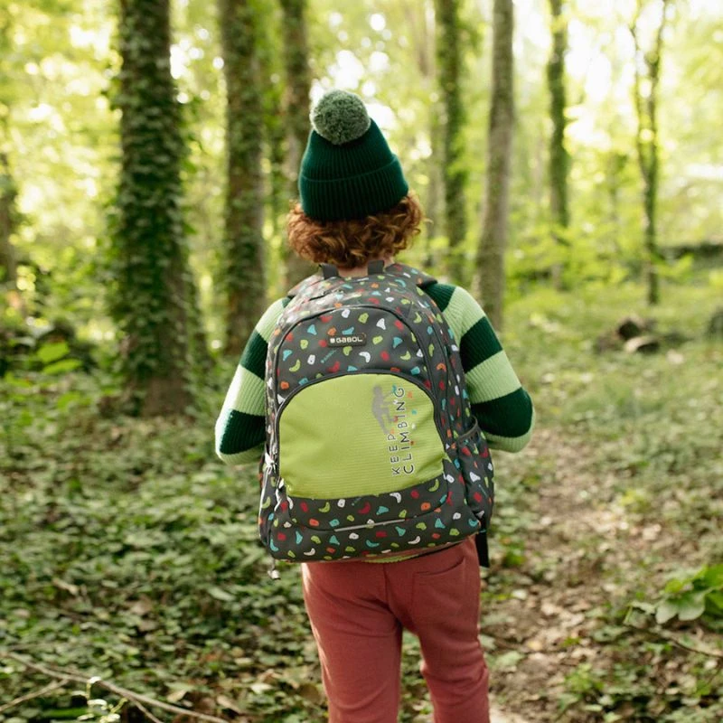 Gabol Climb školski ranac ergonomski 21L 32x44x18 cm – ranac za školu sa ojačanim dnom