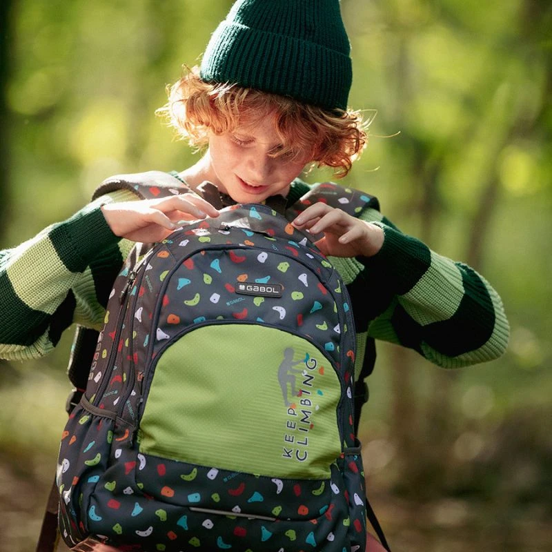 Gabol Climb školski ranac ergonomski 21L 32x44x18 cm – ranac za školu sa ojačanim dnom