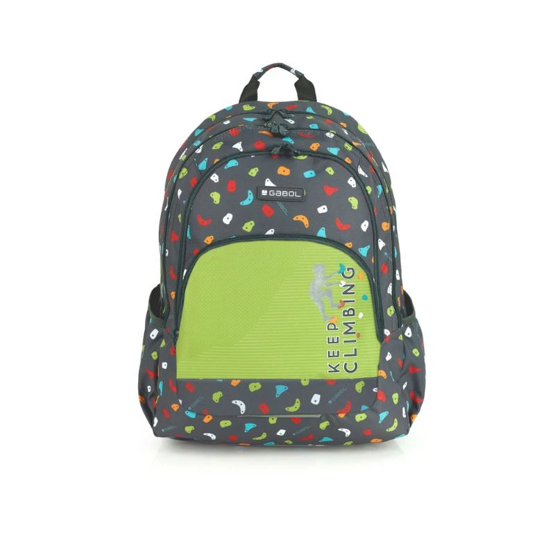 Gabol Climb školski ranac ergonomski 21L 32x44x18 cm – ranac za školu sa ojačanim dnom