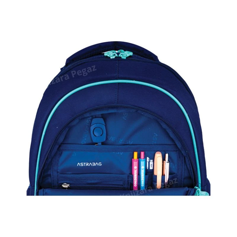 Astrabag AB330 Football Light anatomski đački ranac sa 3 pregrade – ergonomski školski ranac za đake sa reflektujućim elementima i vodootpornim materijalom