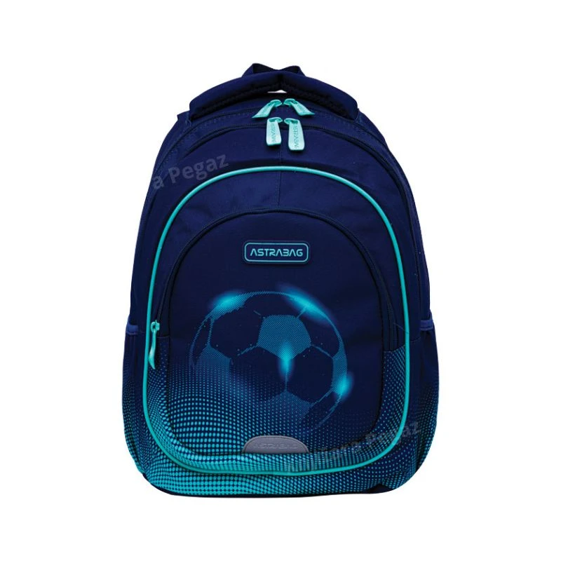 Astrabag AB330 Football Light anatomski đački ranac sa 3 pregrade – ergonomski školski ranac za đake sa reflektujućim elementima i vodootpornim materijalom