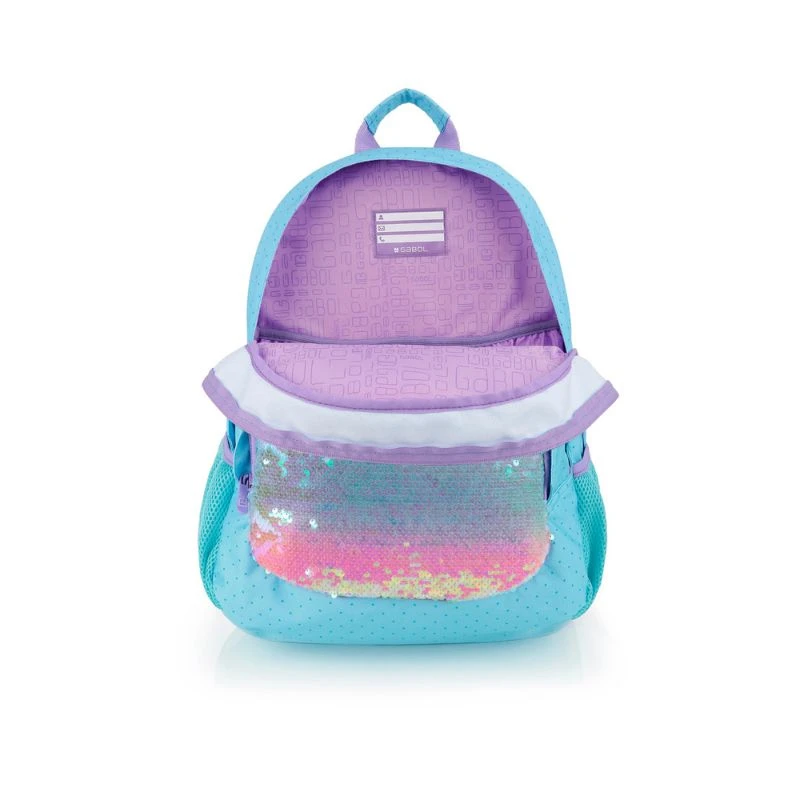 Gabol Fantasy školski ranac ergonomski 21L 32x44x18 cm – lagan ranac sa šljokicama i ojačanim dnom