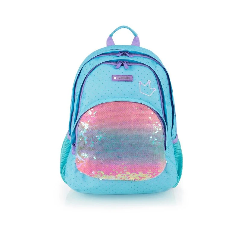 Gabol Fantasy školski ranac ergonomski 21L 32x44x18 cm – lagan ranac sa šljokicama i ojačanim dnom