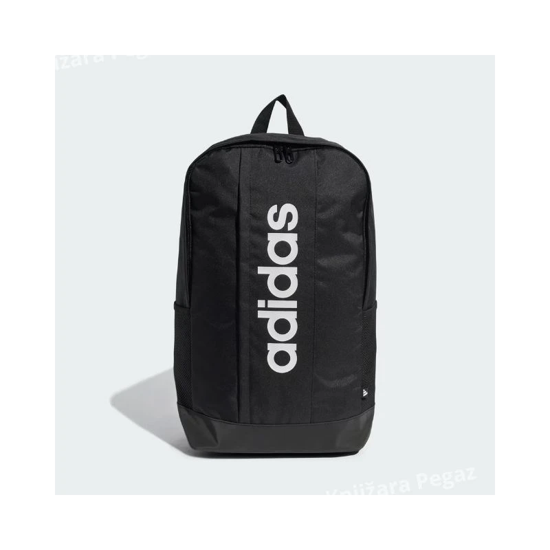 Adidas Linear crno-beli sportski ranac, unisex ranac za školu, trening, posao i putovanja JD9556