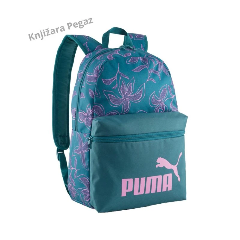 Puma Phase AOPrint 091169-03 zeleno-roze ranac 22L – školski i sportski ranac