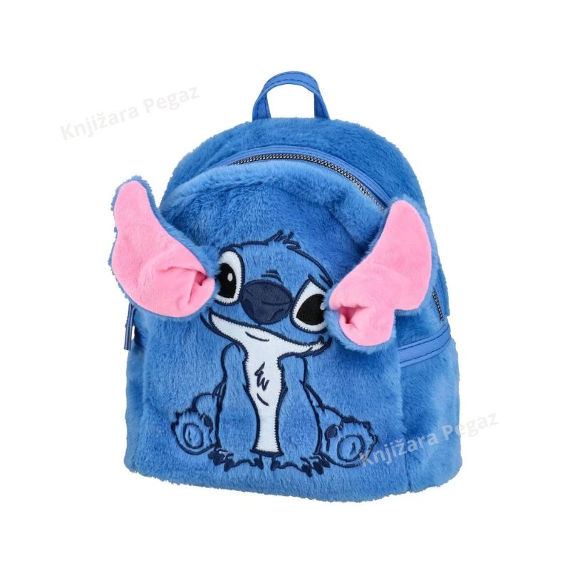 Stitch predškolski plišani dečiji ranac, plavi model 325015