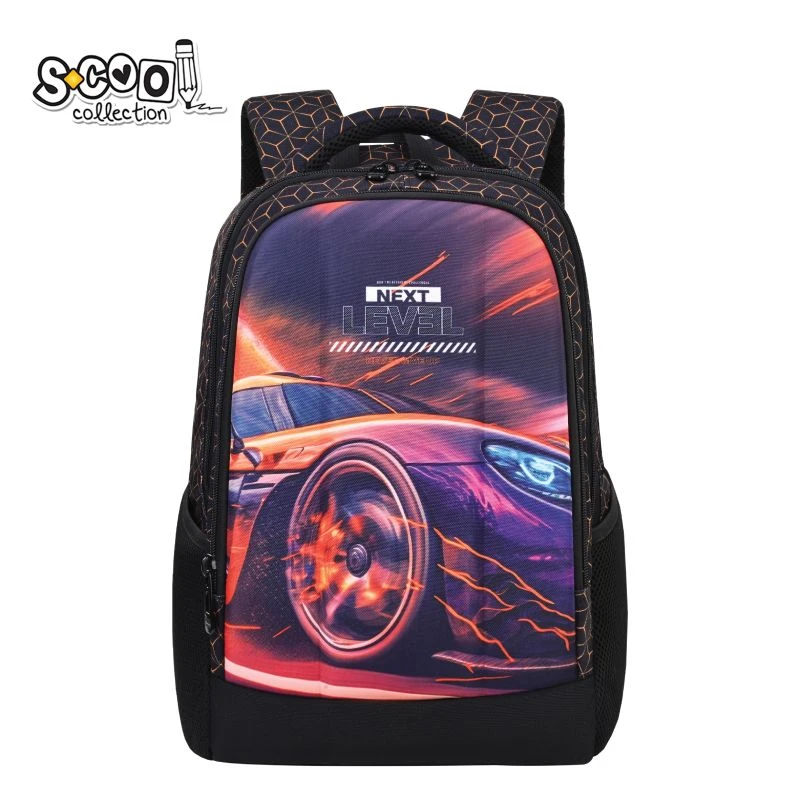 Ranac Scool Race Car SC2955 – Anatomski školski ranac za dečake sa dve pregrade