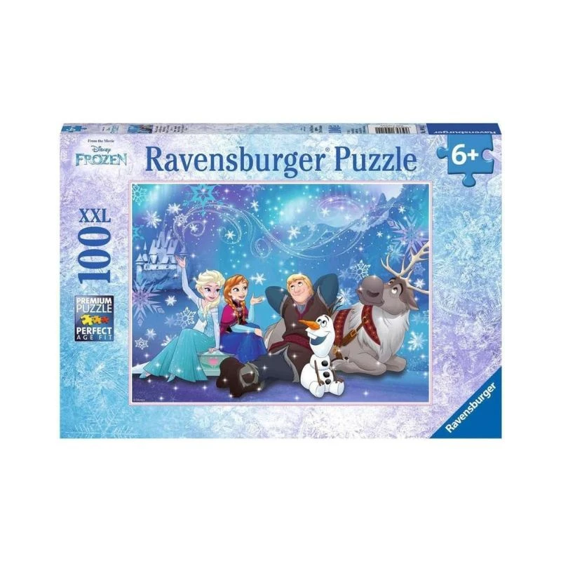 Ravensburger Frozen puzzle 100 delova XXL RA10911, Disney slagalica za decu, uzrast 6+