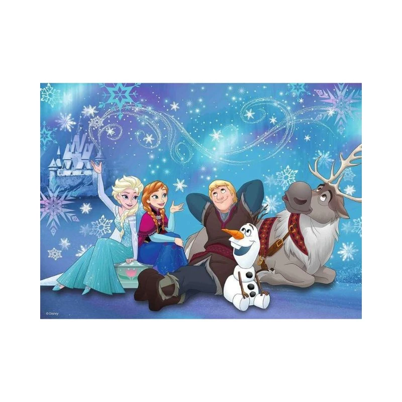 Ravensburger Frozen puzzle 100 delova XXL RA10911, Disney slagalica za decu, uzrast 6+