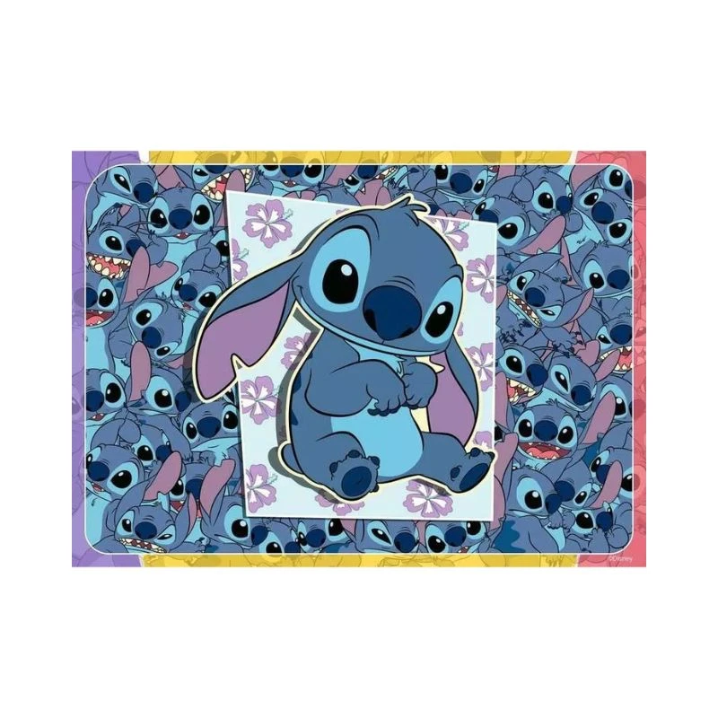 Ravensburger Stitch puzzle 4x100 delova RA05731, Disney slagalice za decu Lilo i Stitch, uzrast 5+