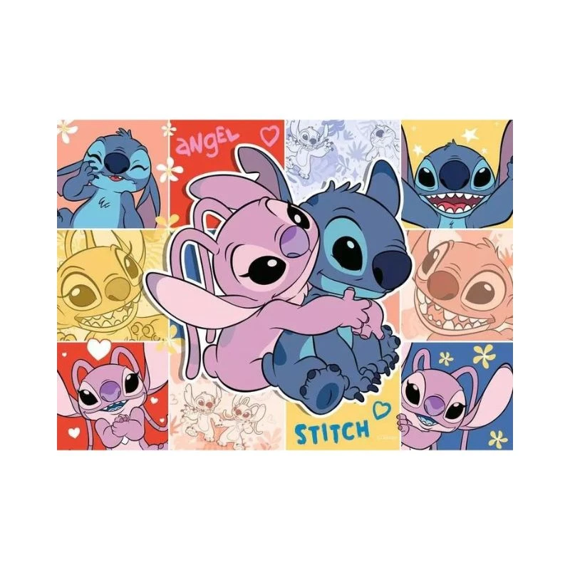 Ravensburger Stitch puzzle 4x100 delova RA05731, Disney slagalice za decu Lilo i Stitch, uzrast 5+