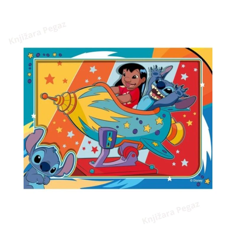 Ravensburger Disney Stitch puzzle za decu, 4 u 1, uzrast 3+ RA12001069