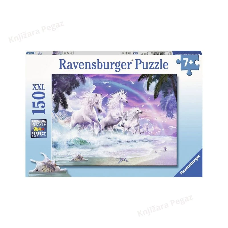Ravensburger puzzle - Jednorozi u trku 150 delova, XXL slagalica za decu 7+ RA10057