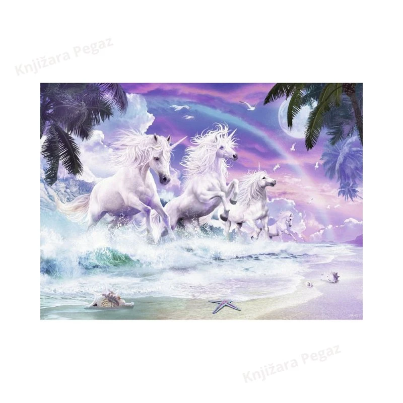 Ravensburger puzzle - Jednorozi u trku 150 delova, XXL slagalica za decu 7+ RA10057