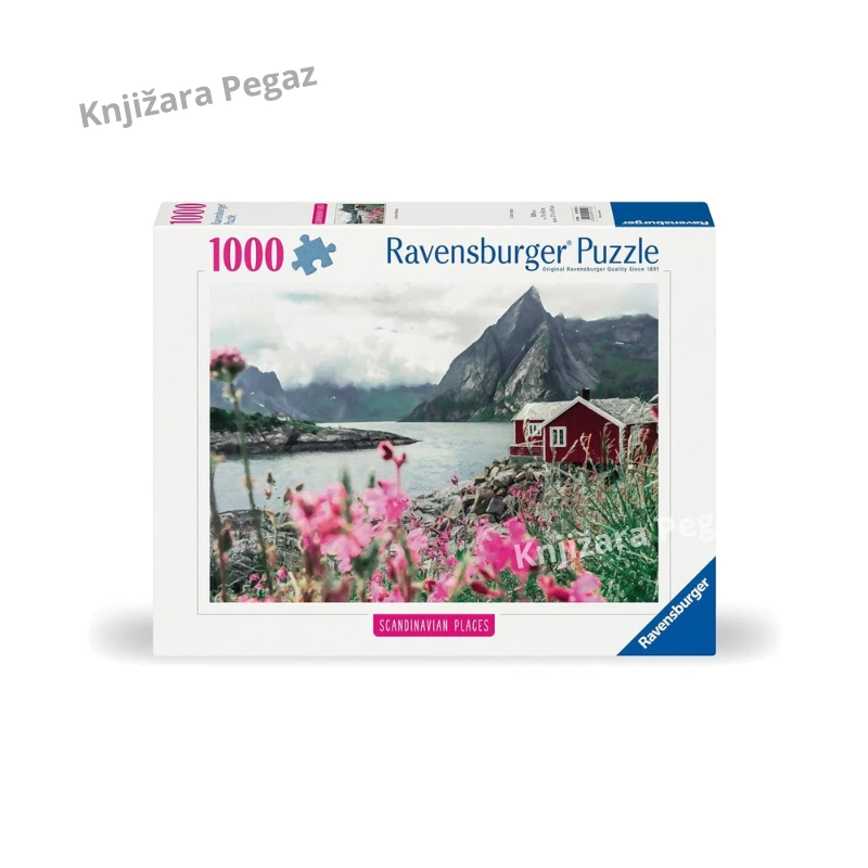 Ravensburger Lofoten, Norveška – Reine puzzle 1000 delova za odrasle i uzrast 14+, Scandinavian Places, 70 x 50 cm RA12000112