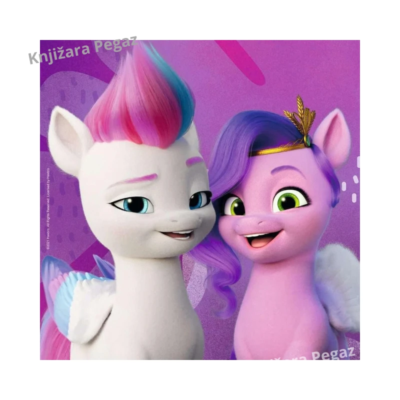 Ravensburger My Little Pony puzzle za decu od 5 godina, tri slagalice sa po 49 delova, 21 x 21 cm RA05236