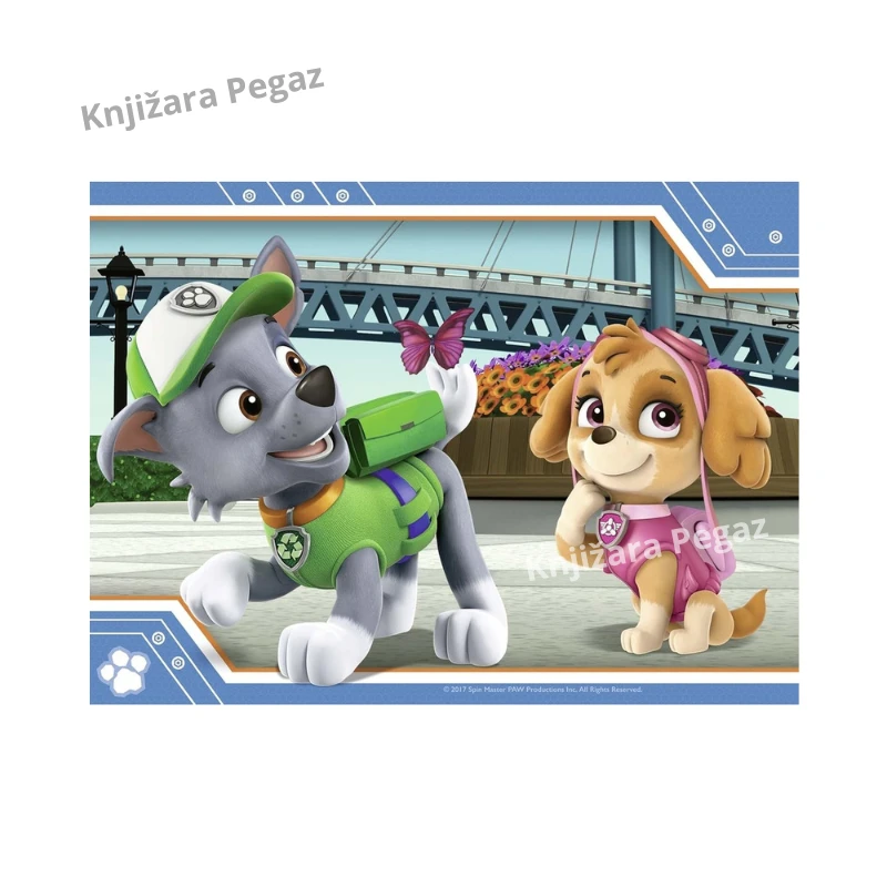 Ravensburger Paw Patrol (Patrolne šape) puzle 4 u 1 za decu 3+ – slagalice za početnike, 12/16/20/24 dela, 19 x 14 cm – RA06936