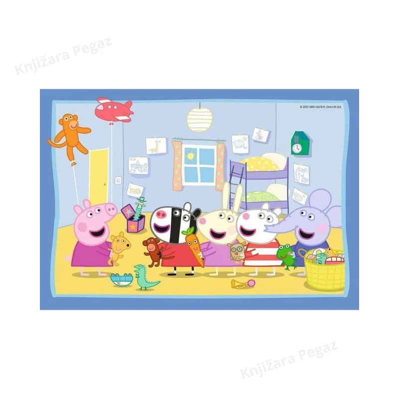 Ravensburger puzzle - Pepine avanture, 2x12 delova, dečije slagalice 3+ RA05574