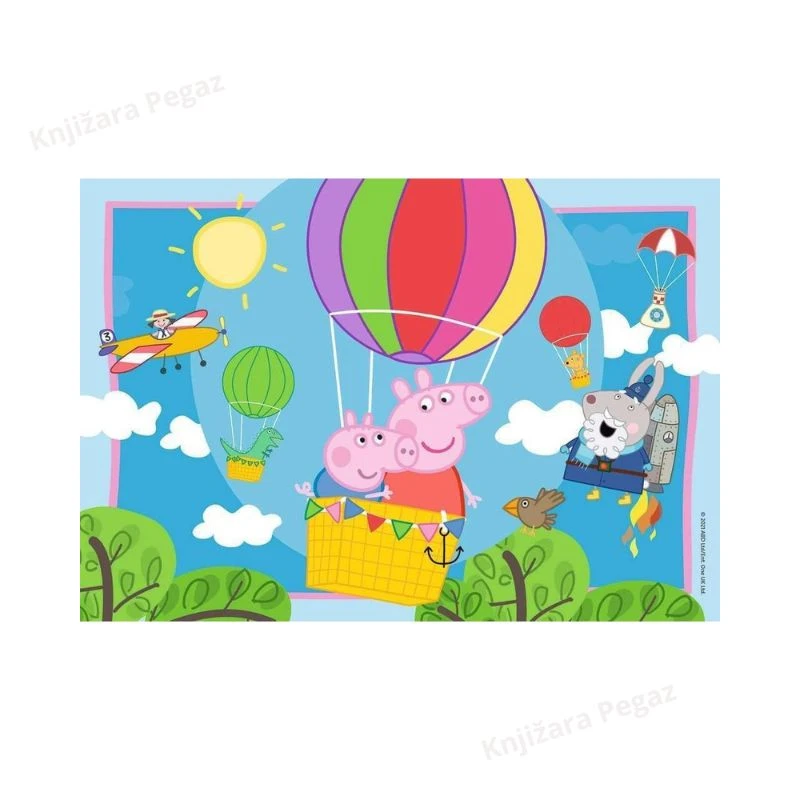 Ravensburger puzzle - Pepine avanture, 2x12 delova, dečije slagalice 3+ RA05574