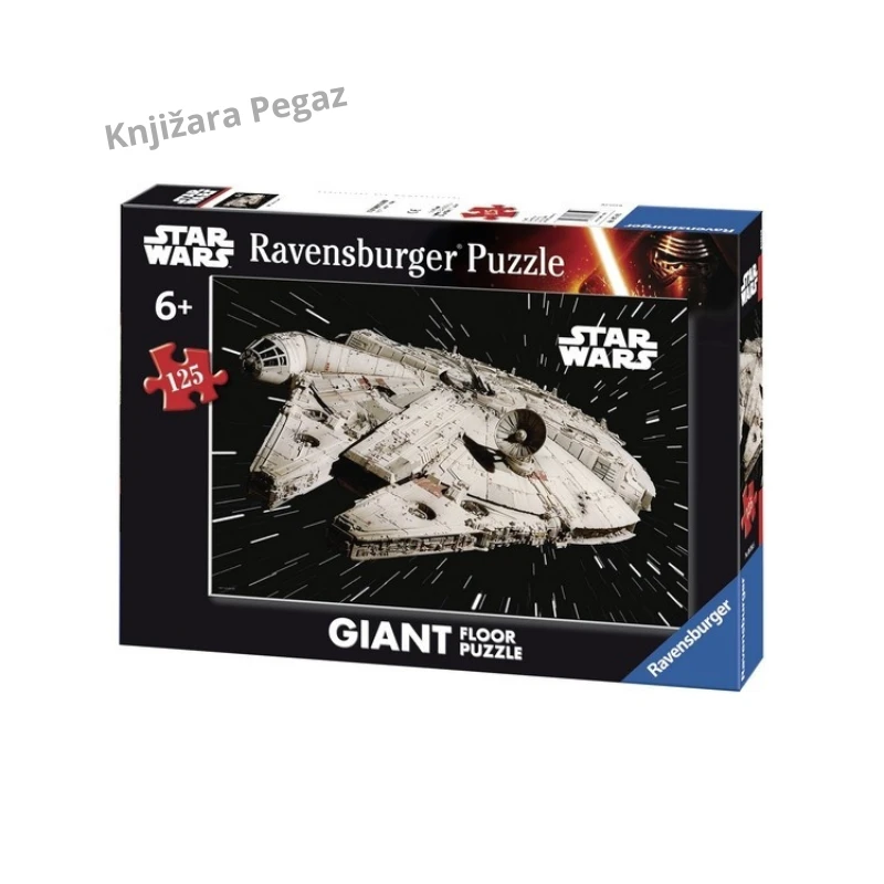 Ravensburger Star Wars Millennium Falcon, podna puzzle, 125 delova, za decu 6+ RA09784
