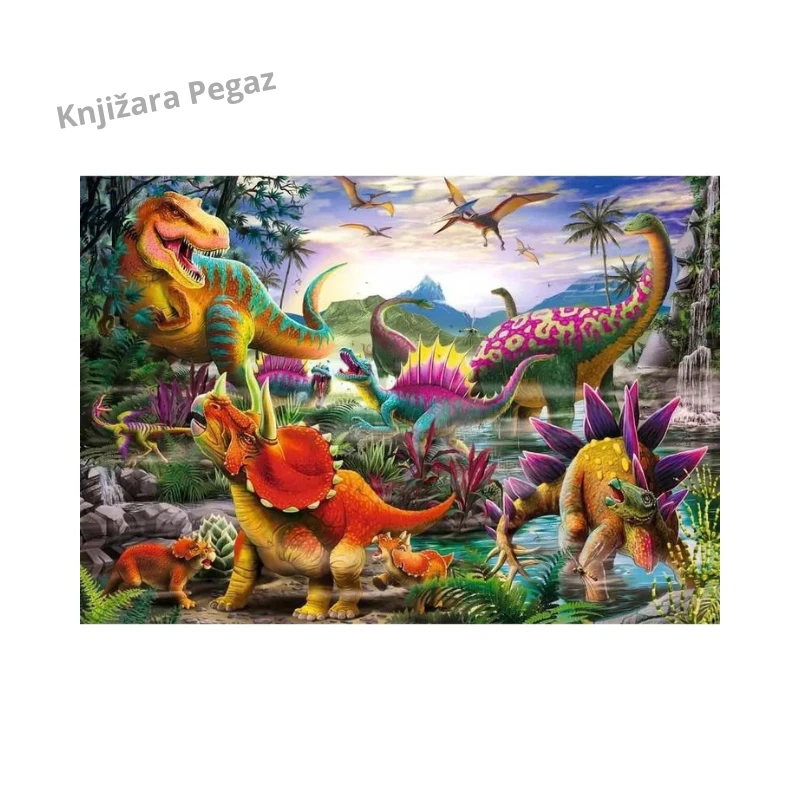 Ravensburger Strašni T Rex puzzle sa dinosaurusima za decu od 4 godine, slagalica sa 35 delova, 26 x 18 cm RA05160