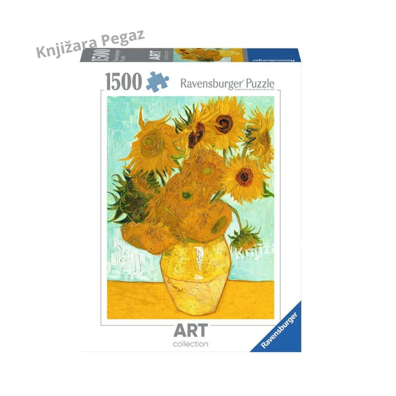 Ravensburger Van Gog Suncokreti puzzle 1500 delova za odrasle i uzrast 14+ Art Collection umetnička slagalica, 60 x 80 cm RA12000078
